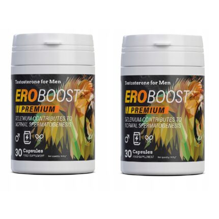Set 2x Supliment alimentar, Eroboost, Capsule, Taurina & Ginseng